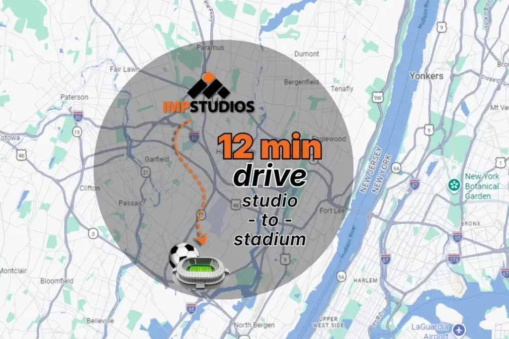 IMP Studios is located just minutes from MetLife Stadium for all your World Cup content production and broadcasting needs.